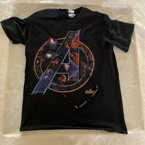Marvel Black Avengers Short Sleeve Tee
